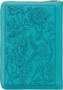 KJV Compact Bible Teal Debossed Zip