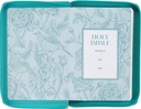 KJV Compact Bible Teal Debossed Zip