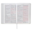 KJV Compact Bible White Luxleather