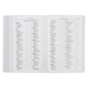 KJV Compact Bible White Luxleather