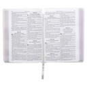 KJV Compact Bible White Luxleather