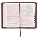 KJV Deluxe Gift Brown Lion Luxleather Index