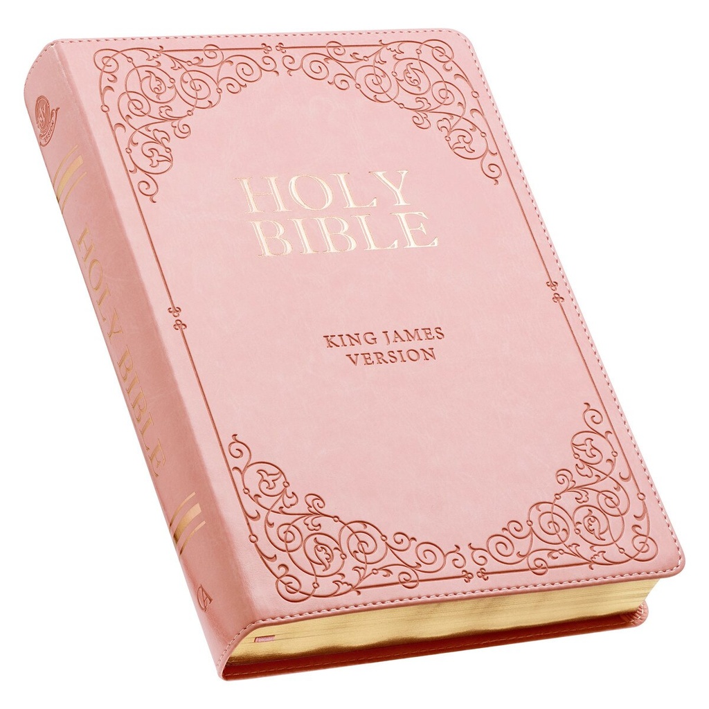 KJV Giant Print Full Size Pink Luxleather