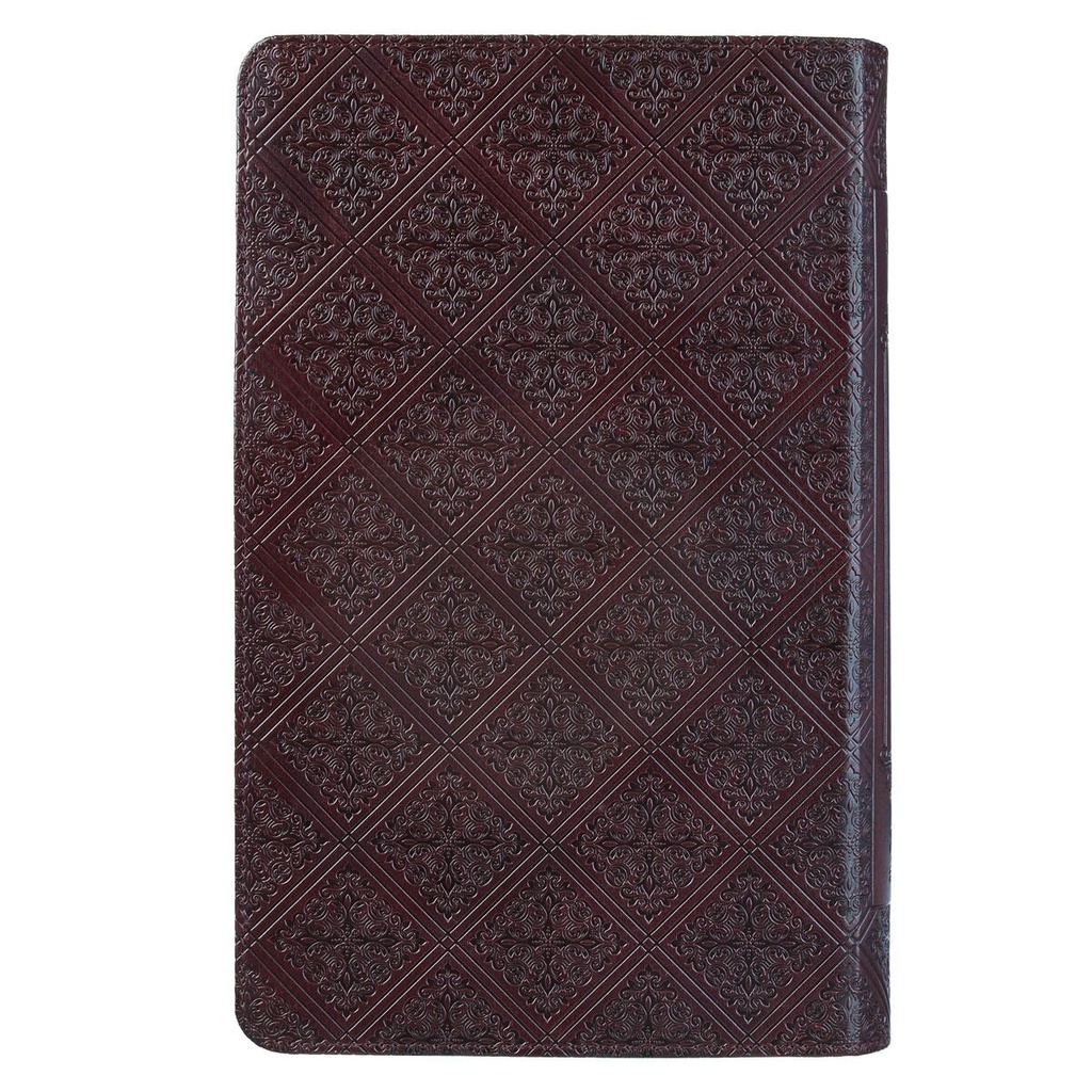 KJV Giant Print Index Dark Brown Faux Leather