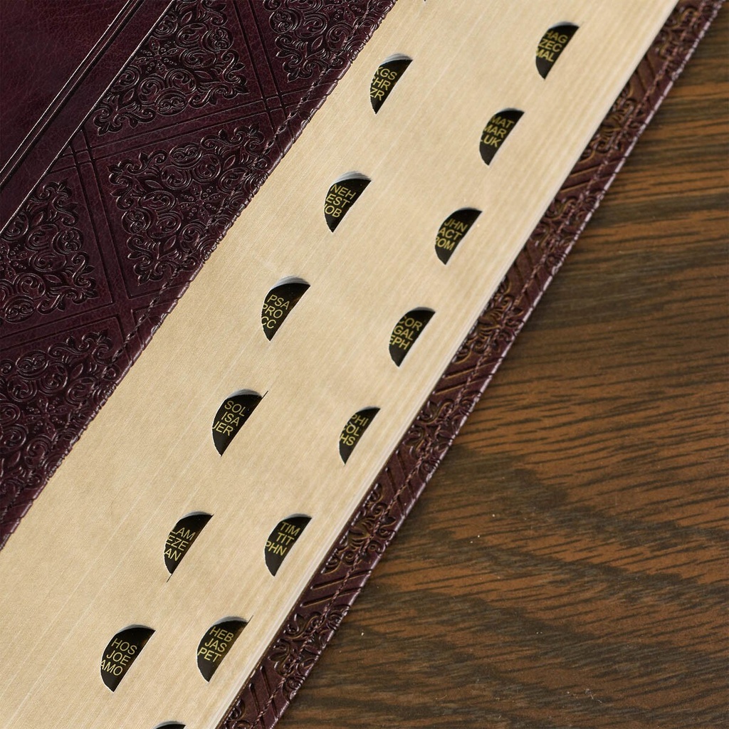 KJV Giant Print Index Dark Brown Faux Leather