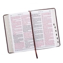 KJV Giant Print Index Dark Brown Faux Leather