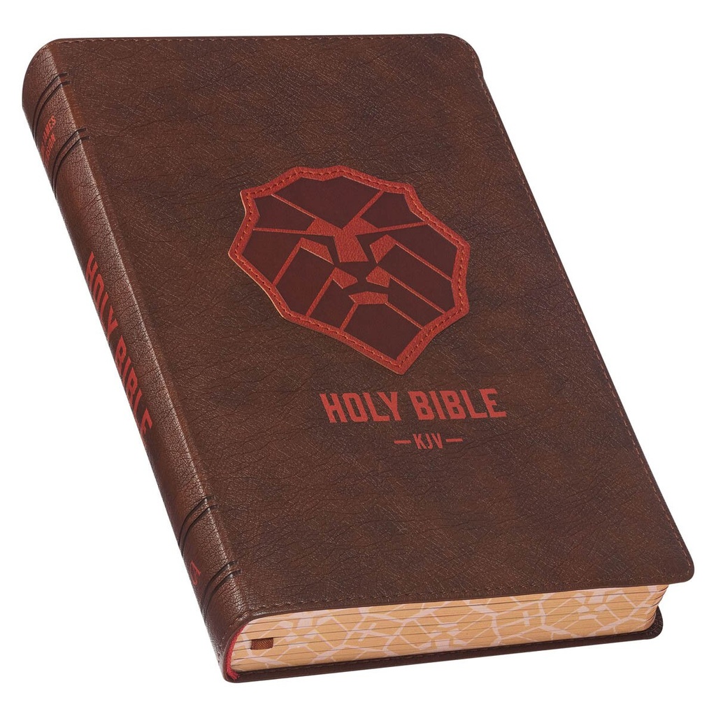 KJV Kids Bible Lion Brown Index