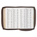 KJV Large Print Compact Tan Debossed