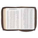 KJV Large Print Compact Tan Debossed