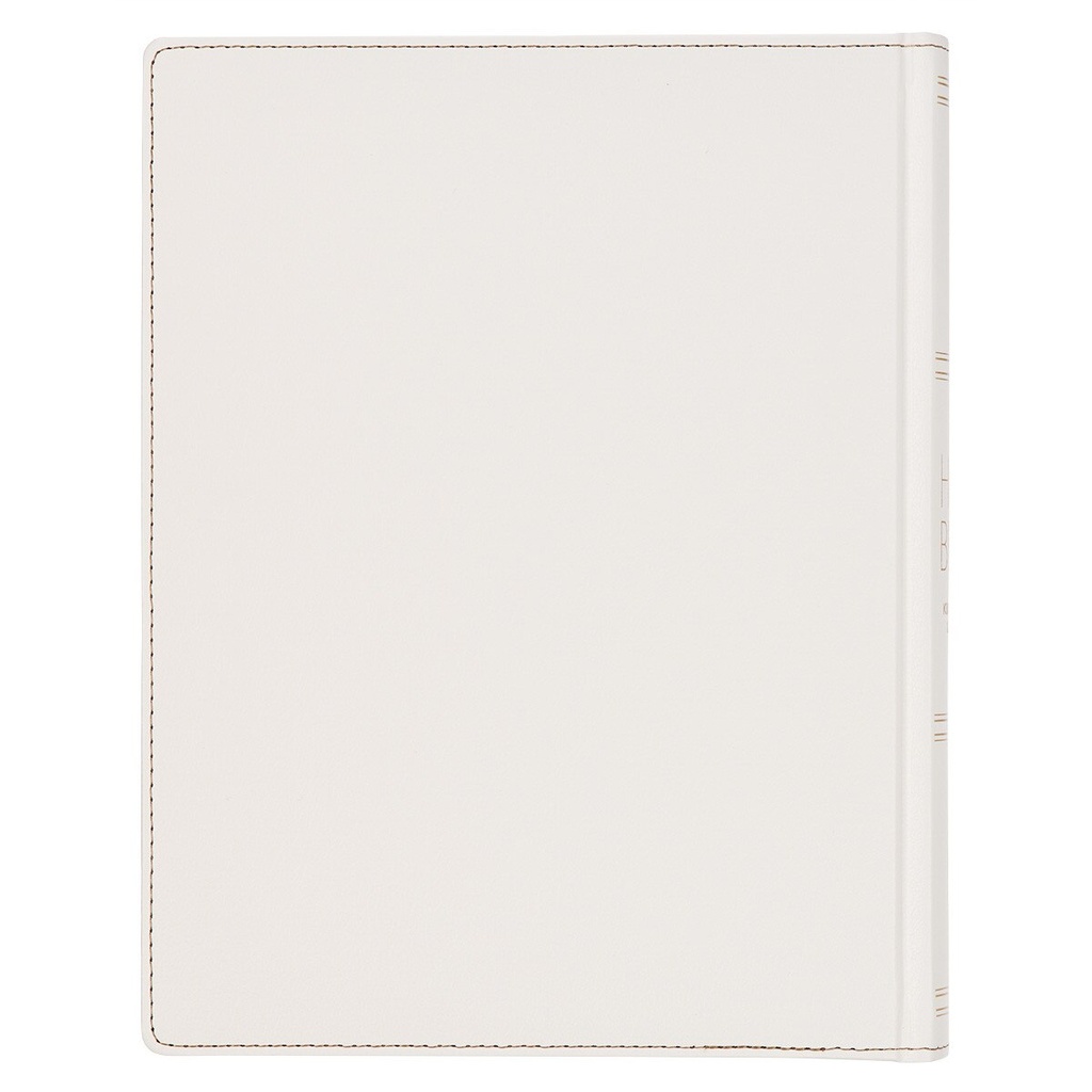KJV Large Print Note-taking White Print Hardcover