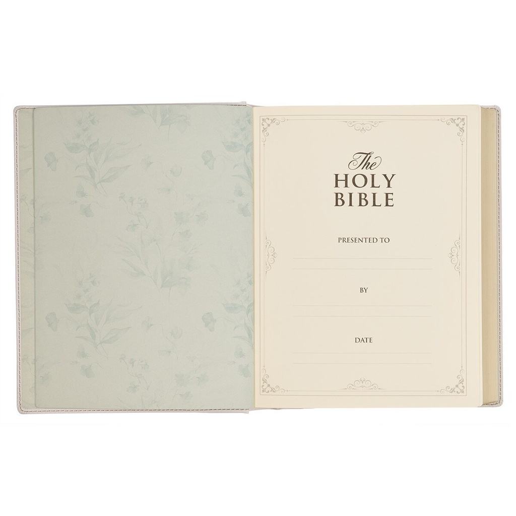 KJV Large Print Note-taking White Print Hardcover