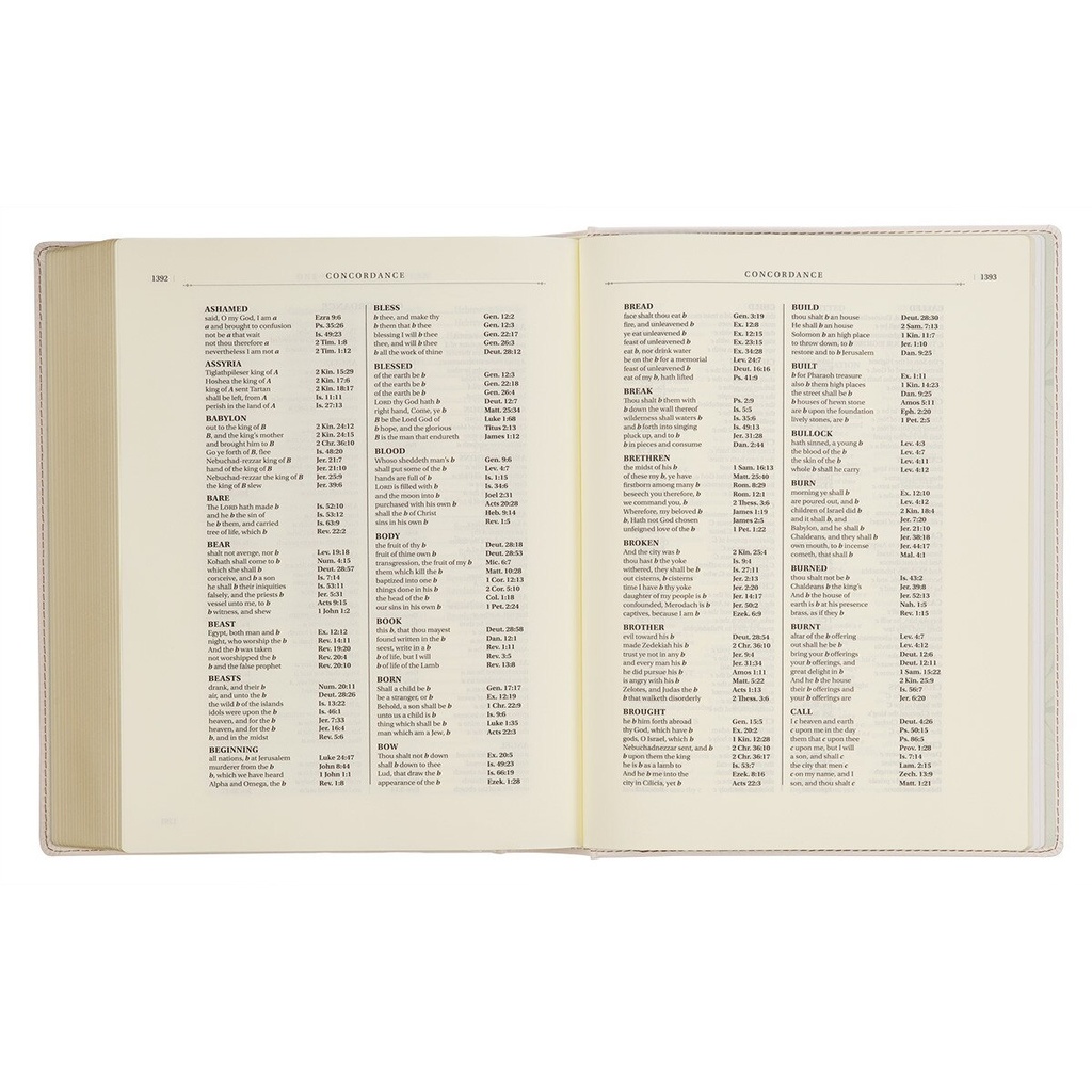 KJV Large Print Note-taking White Print Hardcover