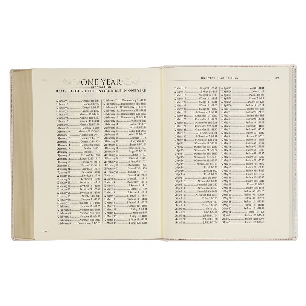 KJV Large Print Note-taking White Print Hardcover