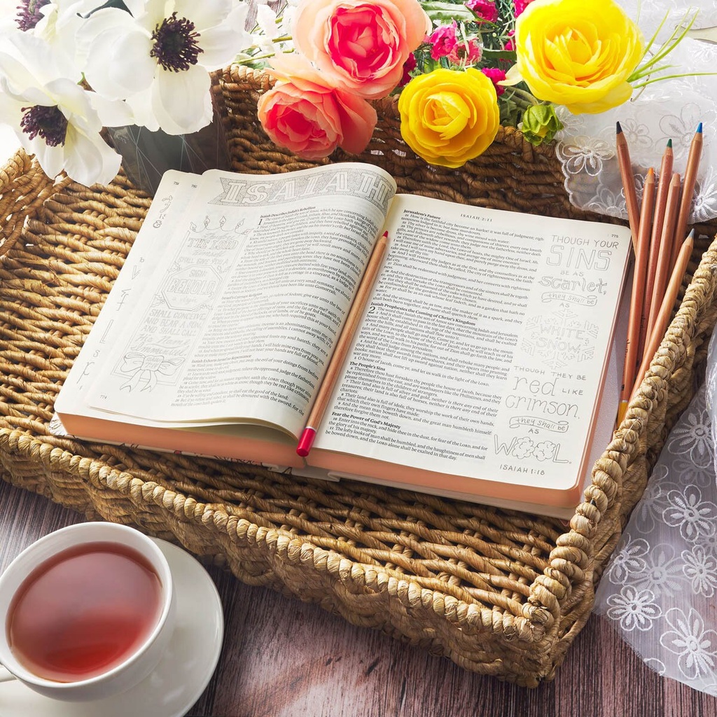 KJV My Creative Bible Floral Faux Leather