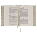 KJV Notetaking Large Print Not My Will Sage Green Floral (01/25)