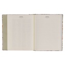 KJV Notetaking Large Print Not My Will Sage Green Floral (01/25)