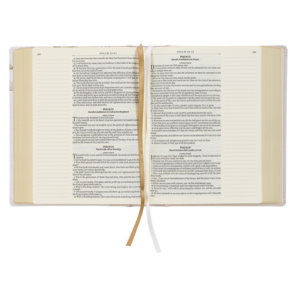 KJV Note-taking TwoTone Ivory Print Hardcover