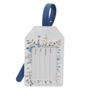 Luggage Tag  Be Strong Courageous Kind Blue