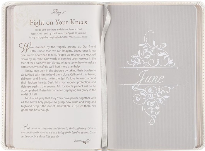 Mr & Mrs Devotional White Imitation
