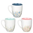 Mug 3 Piece Set Petite Floral Faith Hope Love