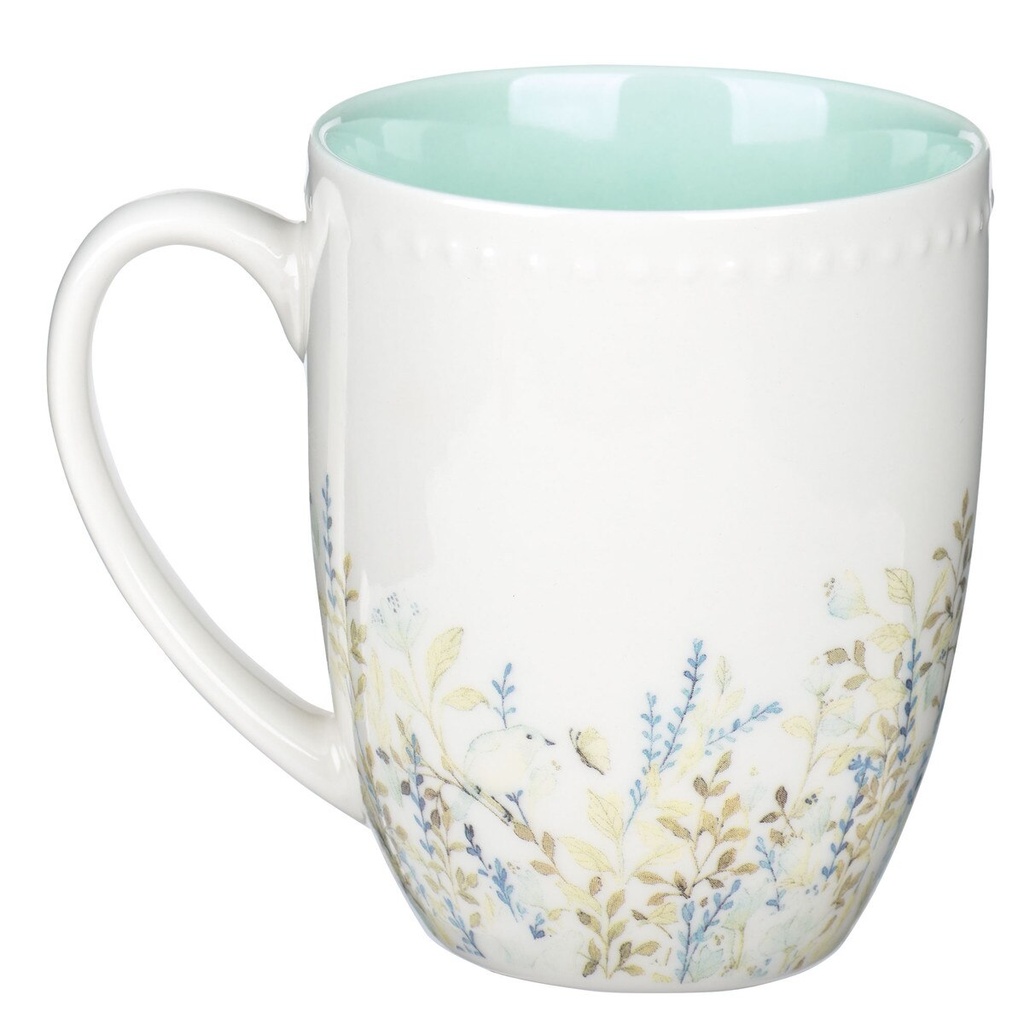 Mug 3 Piece Set Petite Floral Faith Hope Love