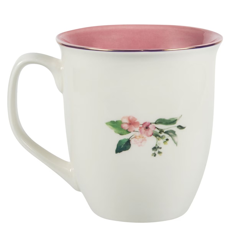 Mug Amazing Grace White Floral