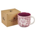 Mug Be Still & Know Burgundy Psalm 46:10