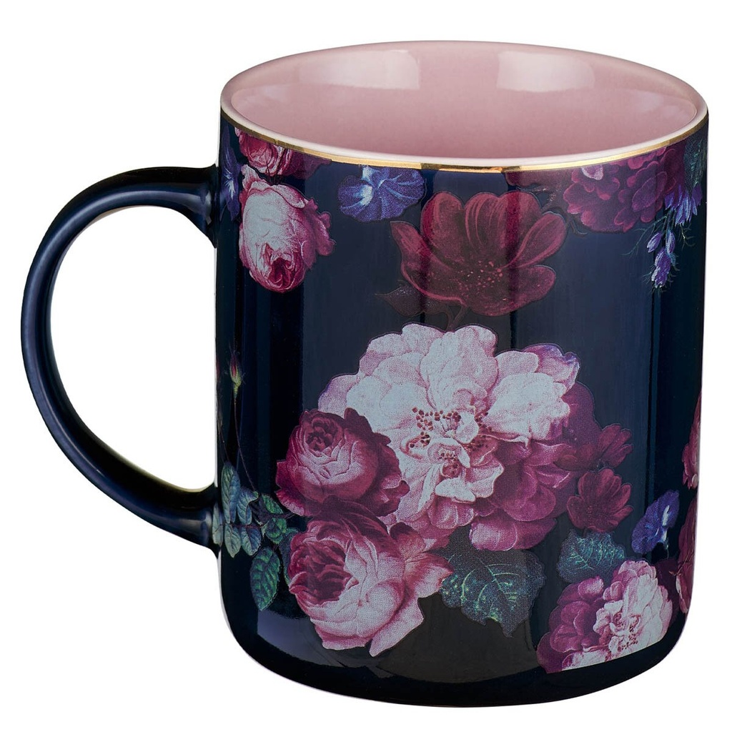 Mug Be Still & Know Navy/Pink