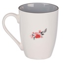 Mug Be Strong And Courageous White/Grey Ceramic