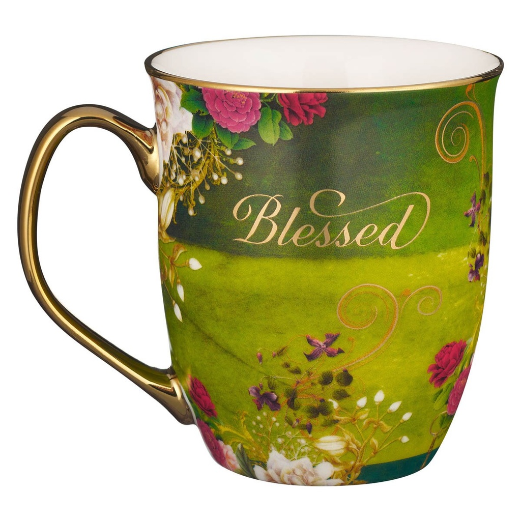 Mug Blessed Peacock Jeremiah 17:7