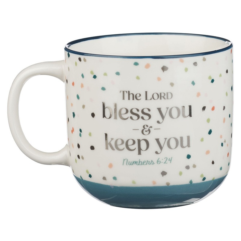 Mug Bless You and Keep You Blue Confetti (01/25)