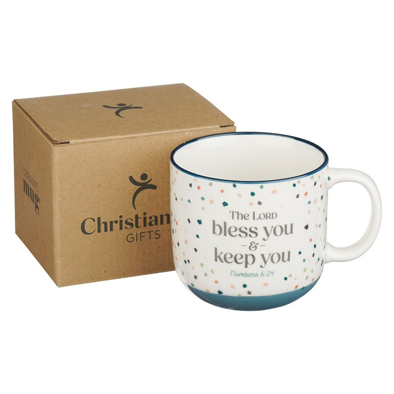 Mug Bless You and Keep You Blue Confetti (01/25)