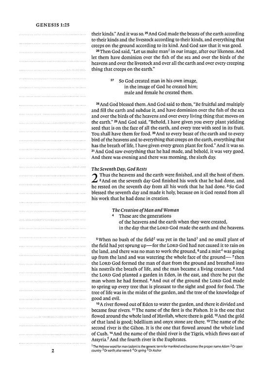 ESV Single Column Journaling Bible LW In Bloom 