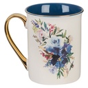 Mug Far More Precious Than Rubies White/Blue