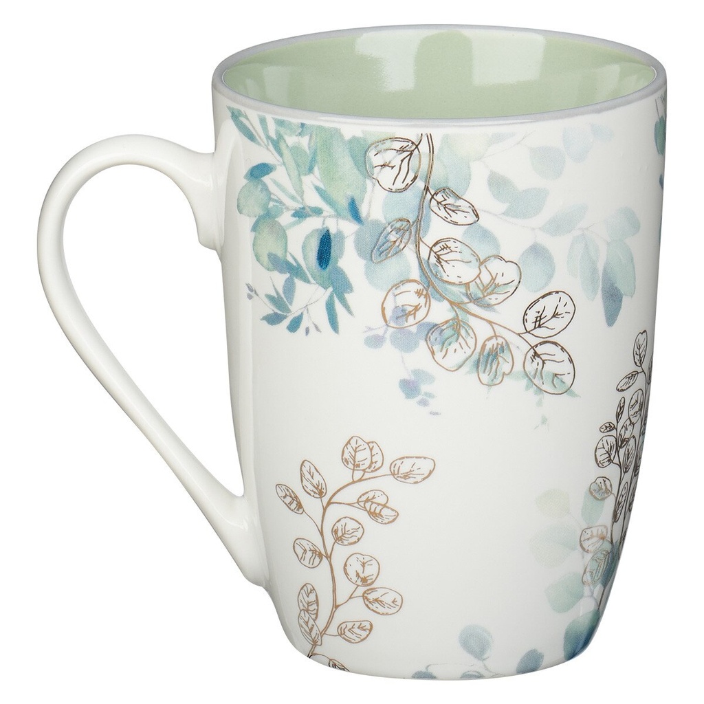Mug He Has Made Everything Beautiful Blue Floral