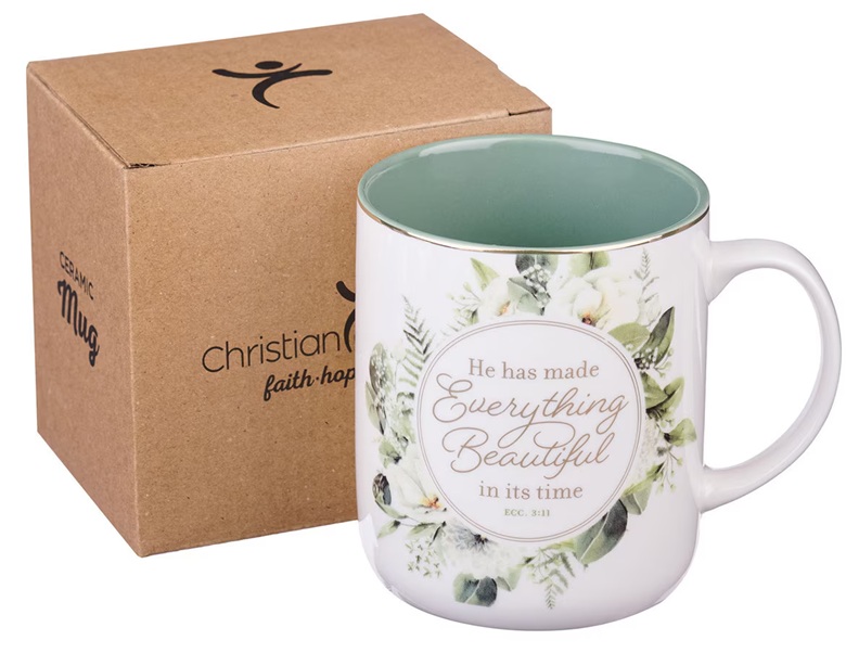 Mug He Has Made Everything Green Wreath
