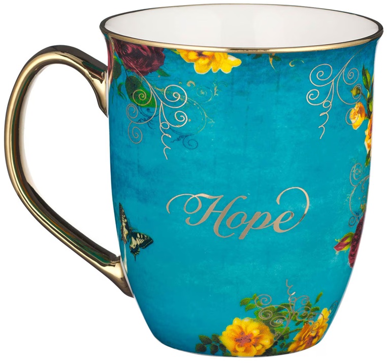 Mug Hope Butterfly Teal