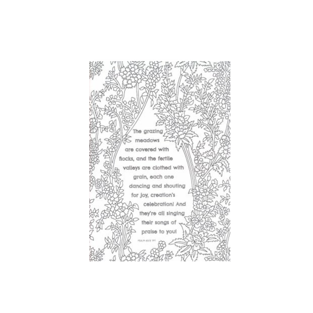 Beloved Psalms Coloring Book (Adult)