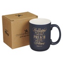 Mug How Beautiful Are The Feet Navy