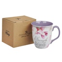 Mug Hummingbird Strength & Dignity Purple