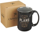 Mug I Know The Plans Charcoal Ceramic (01/25)
