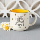 Mug Kind Words Are Like Honey White/Yellow