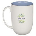 Mug Noble Things White Floral Wreath