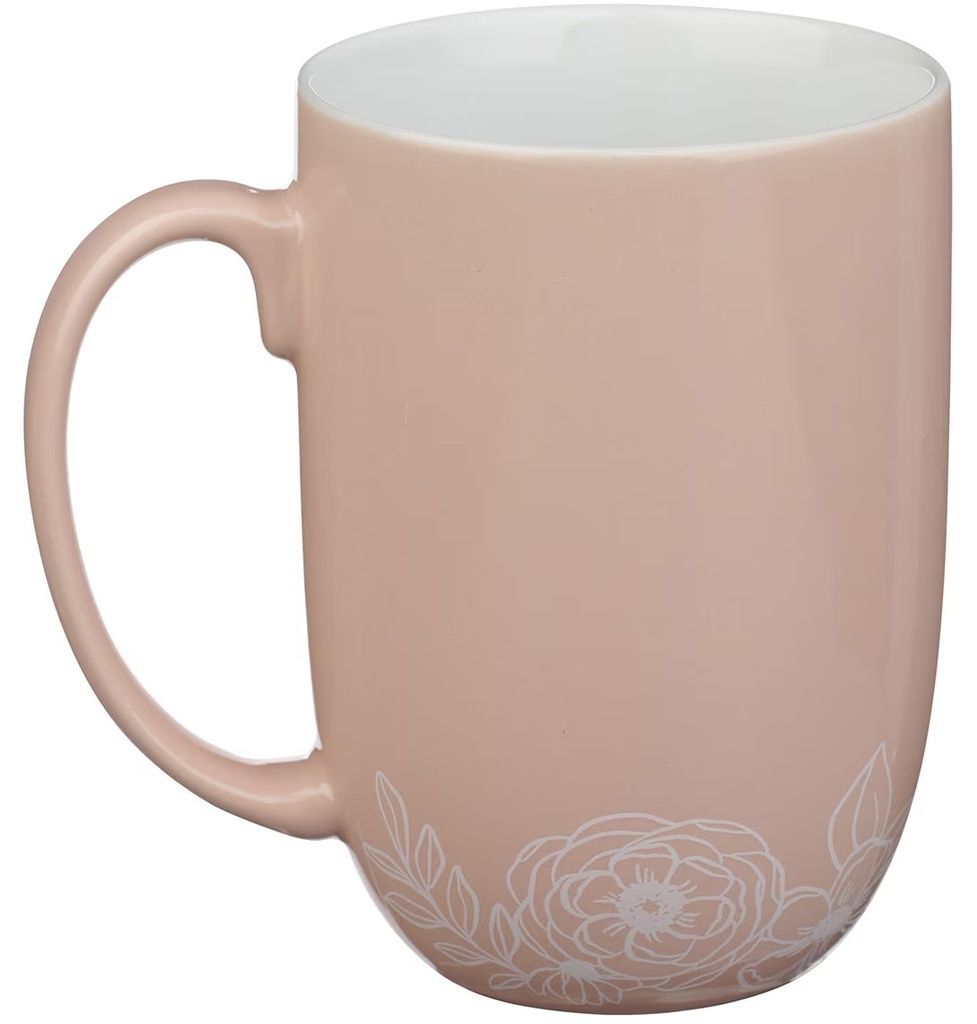 Mug Good Work In You Pink Floral (01/25)