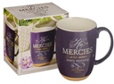 Mug His Mercies Are New Purple Clay Base