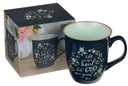 Mug Life Is Hard But God Is Good Blue Floral