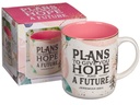 Mug Plans To Give You Hope & A Future Muted Waterolour