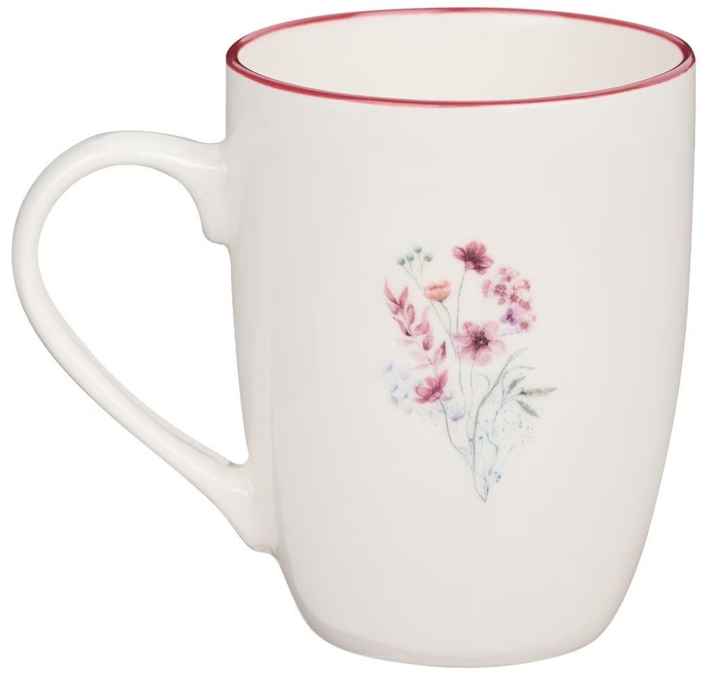 Mug Plans To Give You Hope Rosewood Pink Wildflower