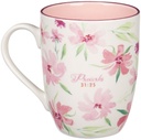 Mug Strength & Dignity Pink Blossom