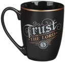 Mug Trust In The Lord Charcoal & Brown